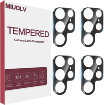 4 Pack Camera Lens Protector for Galaxy S22 Ultra, 9H Tempered Glass Cam... - $10.88