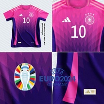 Euro Cup 2024 Germany National Team  AWAY Football Jersey GNABRY #10 MÜLLER #13 - £44.61 GBP+
