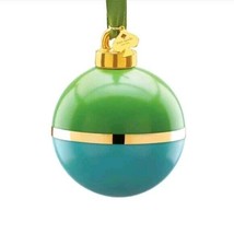 Kate Spade Lenox Be Merry Be Bright Green/Turquoise Porcelain 3-PC Ornaments - £52.11 GBP