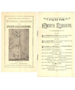 Epworth League brochures 1894 Methodist youth Ludlow Vermont antique eph... - €12,05 EUR Epworth League brochures 1894 Methodist youth Ludlow Vermont antique eph... - €12,05 EUR