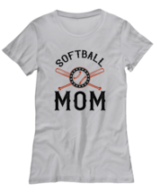 Mom TShirt Softball Mom Ash-W-Tee  - £16.84 GBP