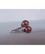 Vintage Silver Filled &amp; Copper Ball Wrap Ring - £11.76 GBP