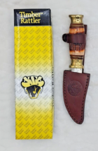 Vintage Timber Rattler Fixed Blade Small Hunter TR52 With Leather Sheath - £26.31 GBP