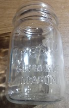 Presto Embossed SUPREME Glass Normal Mouth Pint Mason Canning Preserving Jar Cup - $6.00