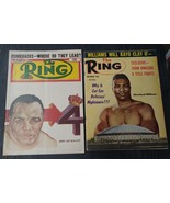 THE RING Magazine June 1950 and Nov 1966 F/VF Jersey Joe Wilcott &amp; Williams - $29.52 CAD