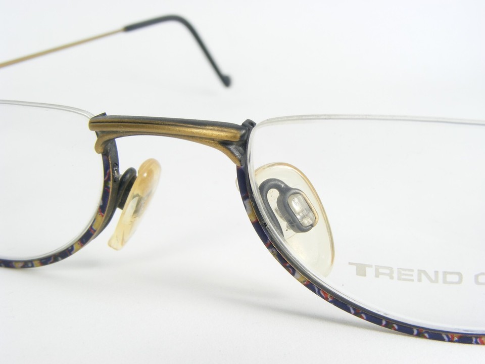 Vintage NOS TREND COMPANY 969 1 MULTICOLOR EYEGLASSES GLASSES FRAME 47-18-140mm Item image 7