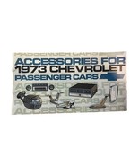 Accessories 1973 Chevrolet Passenger Cars Booklet Catalog - $19.79