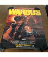 Original 1986 WARBUS  One Sheet Movie Poster VHS Release 26 x 40 Rolled ... - $545.44 MXN