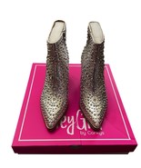 Hey Girl Corkys Size 7 Silver Crinkle Metallic Western Line Dance Boots - $66.44 CAD