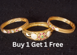  Elegance: Timeless Classics - Exqusite Bangles for Women (Buy one Get one free) - £63.00 GBP