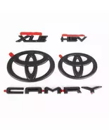 NEW OEM TOYOTA 2025+ CAMRY HYBRID XLE HEV BLACKOUT EMBLEM OVERLAY KIT 9 ... - $39.90