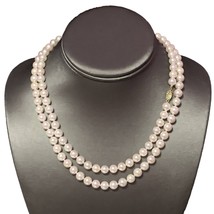 Akoya Pearl Necklace 14k Gold 34&quot; 7.5 mm Certified $3,950 113086 - £818.05 GBP