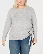 INC Womens Sweater Scoop Neck Side-Tie Ruched - $619.44 MXN