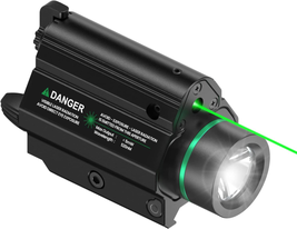Green/Red Laser Light Combo LED 1000 Lumen Weapon Light Flashlight with Picatinn - £84.21 GBP