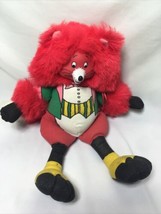 1986 Hallmark 14” ZOOBILEE ZOO Bravo Fox Plush Stuffed Animal Puppet Red Vintage - £38.94 GBP