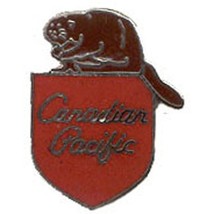 Canadian Pacific Railroad Pin Red 1&quot; - £14.38 GBP