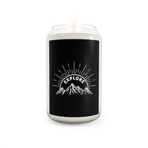 Personalized Scented Candles, 13.75oz, 100% Soy Wax, 70-80 Hours Burn Time, Cust - £34.04 GBP