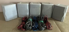 Durabrand Surround Sound Satellite Speakers SA-SP4 Set Of 5 &amp; Wires Test... - $24.15