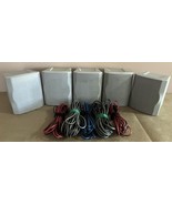 Durabrand Surround Sound Satellite Speakers SA-SP4 Set Of 5 &amp; Wires Test... - $457.12 MXN