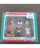 RARE TOMY Pokemon Figure Christmas Ornament Set of 6 1998 Charmander Mew... - £54.69 GBP
