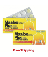 2X Maalox Plus Simethicone For Relief of Gastric &amp; Stomach Wind 40&#39;S FRE... - $34.74