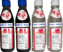 4 X Mixed Danncy Pure Mexican Vanilla Extract 12oz Ea Plastic Bottles Me... - £26.74 GBP