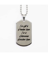 I&#39;m Not a Regular Mom. I&#39;m a Doberman Pinscher Mom. Silver Dog Tag, Dobe... - $19.55