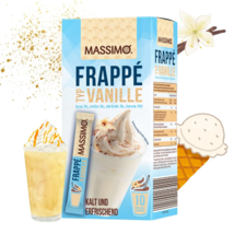 Massimo VANILLA FRAPPE Iced coffee singles on the go -10 ct.-FREE SHIPPING - $259.64 MXN