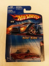 Hot Wheels 2005 #076 Red Outsider Rebel Rides 1/5 Malaysia Base Mint On ... - £9.56 GBP