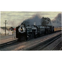 Vintage Postcard locomotive train, Union Pacific Northern 8444 Challenger 3985 - £7.91 GBP