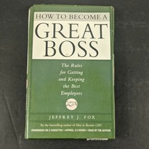 How to Become a Great Boss Audiobook Employees by Jeffrey J Fox Cassette... - $12.20