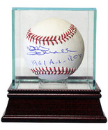 Don Schwall signed Official Major League Baseball w/ Glass Case 1961 AL ... - £54.30 GBP