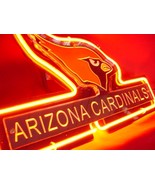 NFL Arizona Cardinals Football 3D Beer Bar Neon Light Sign 12&quot; x 8&quot; - £155.58 GBP