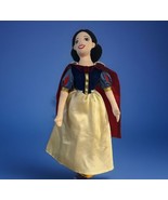Disney Exclusive Snow White Plush Doll 17&quot; Collectible Vintage Cape &amp; Bo... - $39.04 CAD