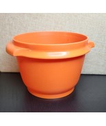 Vintage Tupperware #886 20oz Servalier Storage Bowl Orange - $11.87