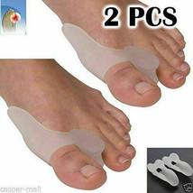 2 Pcs Unisex Foot Care Aid Ease Pain Relief Big Toe Bunion Spreader Silicone Gel - £5.61 GBP