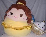 Squishmallows Disney Beauty &amp; the Beast Belle &amp; Mini Lumiere 10&quot; NWT - £24.51 GBP