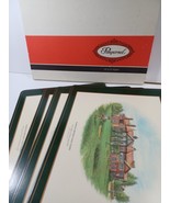 Set 4 Pimpernel Placemats Deluxe 12 X 16&quot; FAMOUS BRITISH GOLF CLUBS Made... - $846.75 MXN