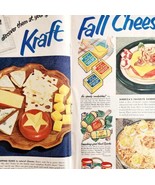 1952 Kraft Fall Cheese Festival Centerfold Advertisement Classic Vtg Dai... - $746.15 MXN