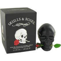 Skulls &amp; Roses by Christian Audigier 3.4 oz EDT Cologne Spray for Men Ne... - $20.80