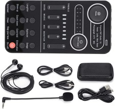 Vocal Processor, Sound Card For Pc, Professional Intelligent Noise Reduction, K9 - £35.96 GBP
