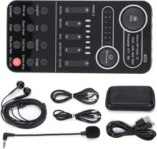 Vocal Processor, Sound Card For Pc, Professional Intelligent Noise Reduc... - £35.76 GBP