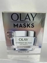Olay Brightening Overnight Gel Face Mask with Vitamin C 1.7oz moisturizer - £8.24 GBP