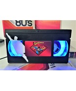 Superman Retro VHS Lamp With Airbrushed Artwork ,Top Quality!Amazing Gif... - $882.52 MXN