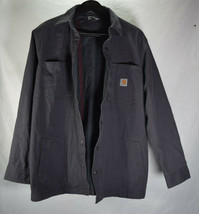 Carhartt Mens Bartlette Jacket Fleece Lined Gray L - £79.13 GBP