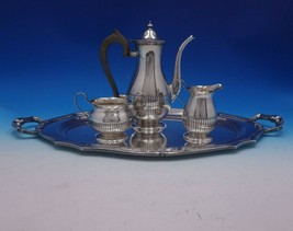 Colonial by Becht Hartl Sterling Silver Demitasse Coffee Set 3pc with Tray #4918 - £1,019.07 GBP