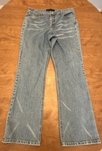 Bandolinoblu Womens Denim Blue Jeans Size 10 Waist 33&quot; inseam 30.5” - $10.89