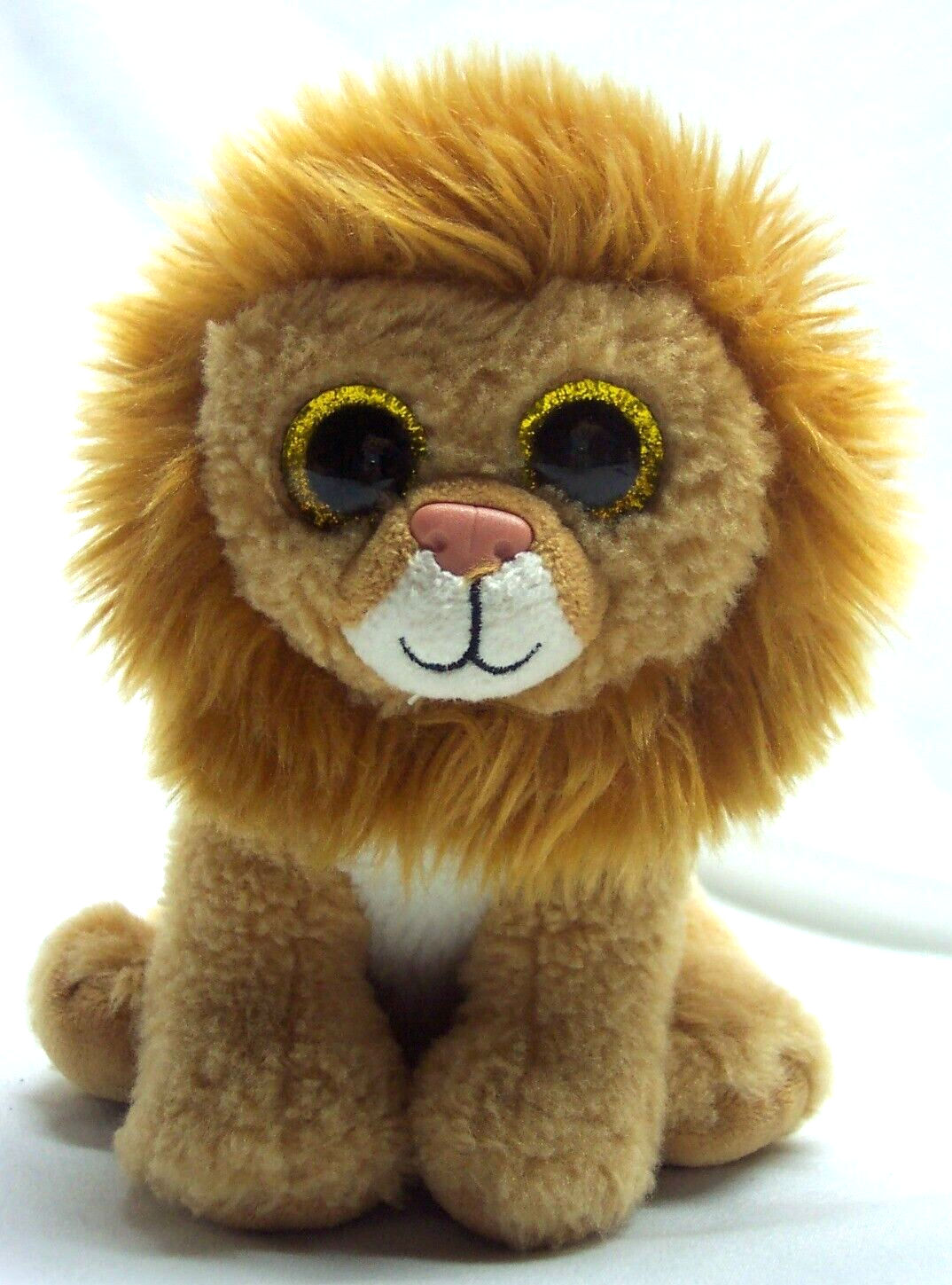 Ty Beanie Boos Big Eyed Louie The Lion 6