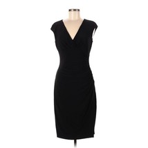 NWT Womens Size 6 Lauren Ralph Lauren Black Cap Sleeve Bodycon Cocktail ... - £29.45 GBP