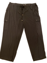 Susan Graver Women&#39;s Petite Black Knit Pull On Elastic Waist Pants 2XP - £26.13 GBP